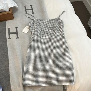 Aritzia Wilfred Gingham dress size 8